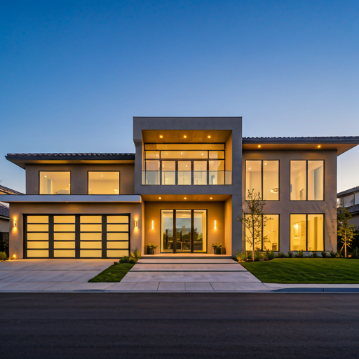 Modern California home exterior representing AB 723 real estate compliance
