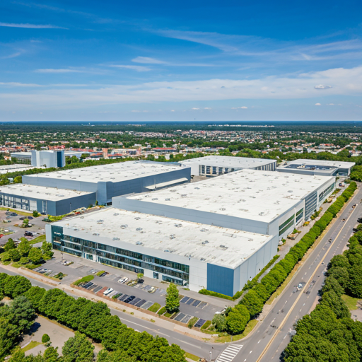 Commercial complex aerial