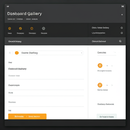 Dashboard gallery mockup