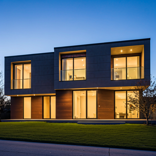 New construction home exterior showcasing modern builder craftsmanship