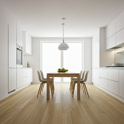 Interactive virtual tour view of a furnished short-term rental