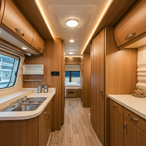 Luxury RV interior
